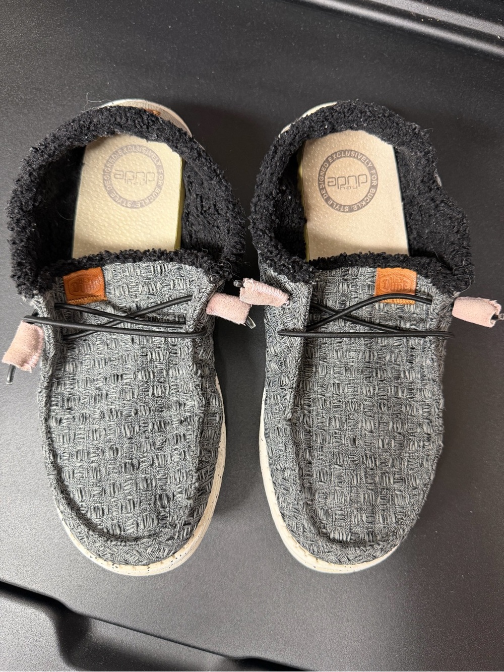 Women’s Black Hey Dudes - Size 9